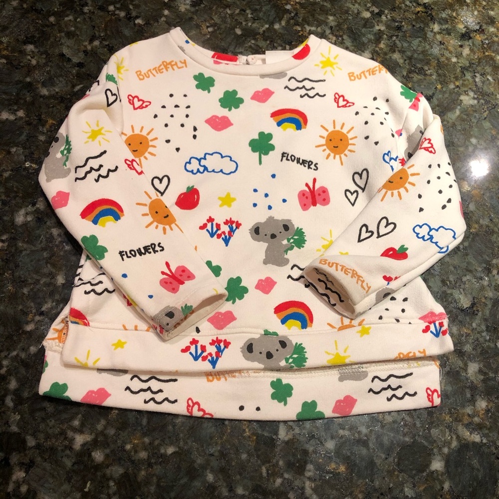 Zara multicolor sweatshirt